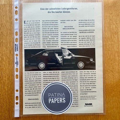 1983 saab 900 turbo - saab, eine